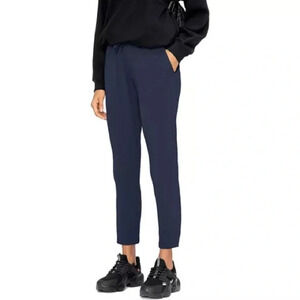 Ajisai Travel Casual Lounge Pants Stretch Navy Blue Pants Womens Size Medium